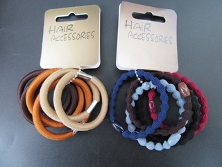 4Packs Simple Elastic Ponytail Hair Ties Assorted Hair Accesorie